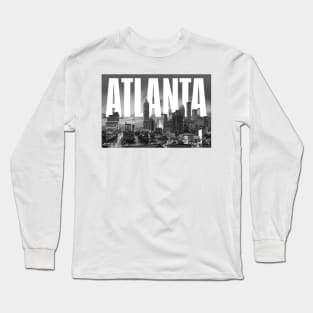 Atlanta Cityscape, Long Sleeve T-Shirt